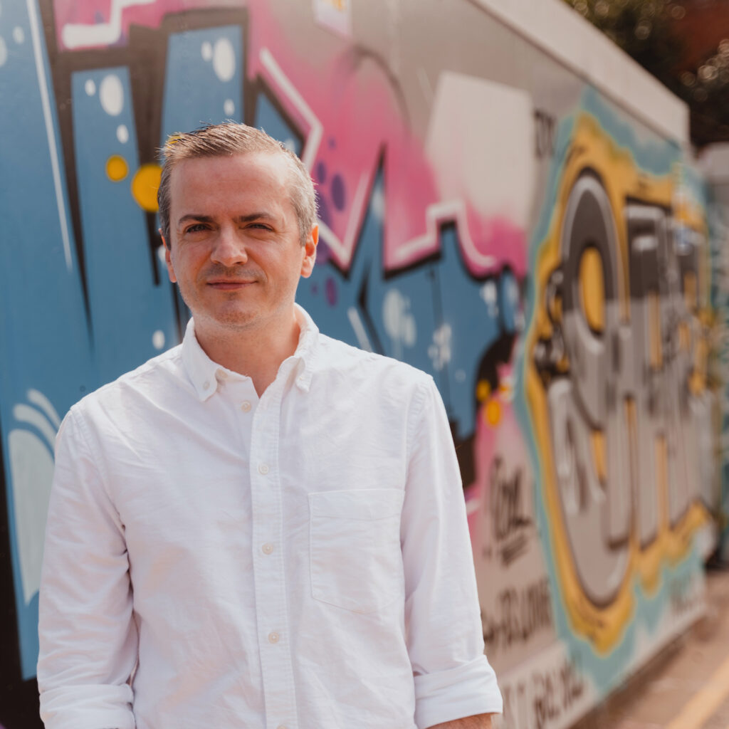 A photo of Jeff Lyall, Founder of Spearmint Copy